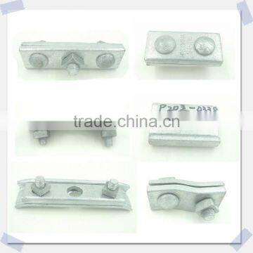Pole Line Hardware Messenger & Telecommunications Hardware Clamps Messenger Suspension Steel Guy Clamps photo-4