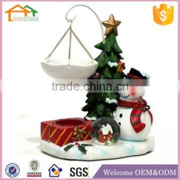 Factory Custom made best home decoration gift polyresin resin indoor snowman decoration