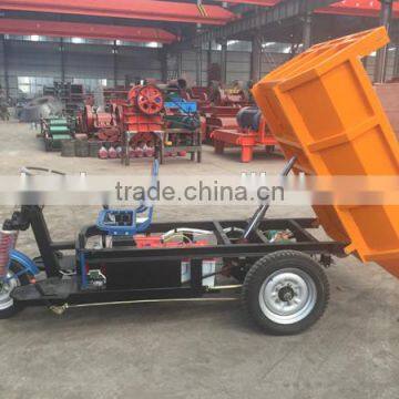 Electric cargo tricycle for sale, open body three wheel electric tricycle