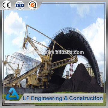 Prefabricated Light Steel Space Frame Coal Shed for Sale