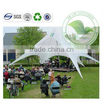 Unique Shape UV Protection White Star Fabric Tensile Awning photo-2