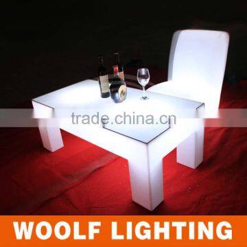 Rechargeable Battery Powered Colorful LED Light Up Tea Table photo-5
