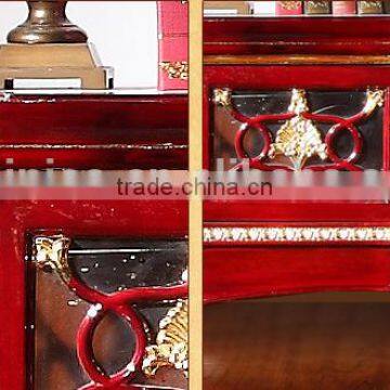 European Fashionable Living Room TV Cabinet, Wood Carved With Gold Leaf TV Stand (BF01-ML037) photo-5