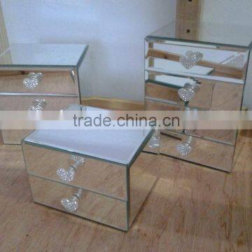 Fancy 3 Tiers Mirrored Jewelry Box photo-3