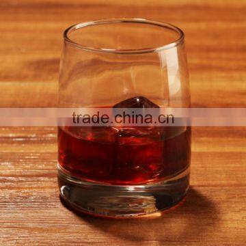 Classical round tea cup clear drinking glass