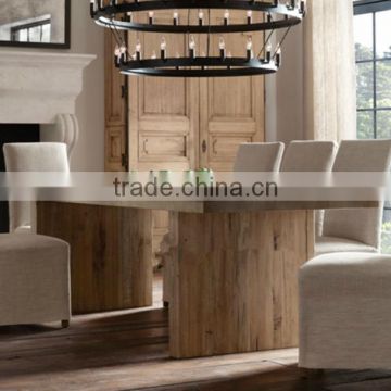 2016 Hot sale American retro modern Wood retro dinning table