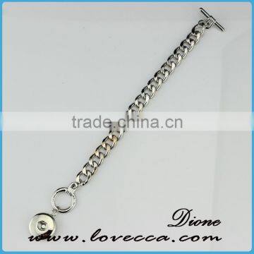 Hotsale Bracelet Fashion Interchangeable Charms Diy Snap Button Bracelet Jewelry photo-2