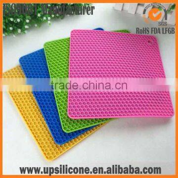 Heat Resistant Hot Dishes Pots Pans Plates Mate Trivet Silicone Mat photo-6