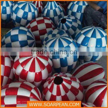 Decorative Fiberglass Two-Tone Hot Air Balloon for Window Display photo-2