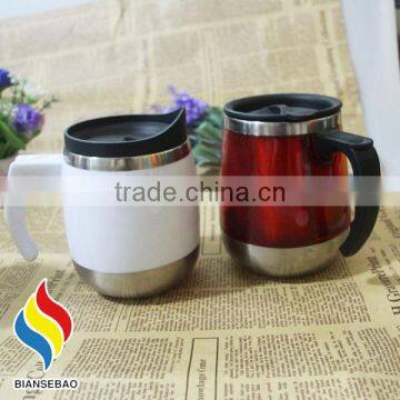 Cheap Gift Double Wall Stainless Steel Mug With Handle photo-4