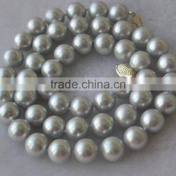 Latest Designs 6-7mm Grey Akoya Pearl Necklace photo-4
