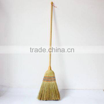 Natural Sorghum Straw Corn Broom With Wooden Handle for Sale photo-6