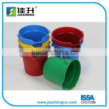 Plastic Cleaning Bucket With Spout and Metal Handle