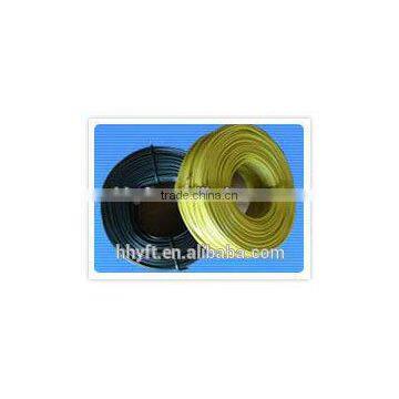 green/yellow pvc coated iron tie wire square hole on sale