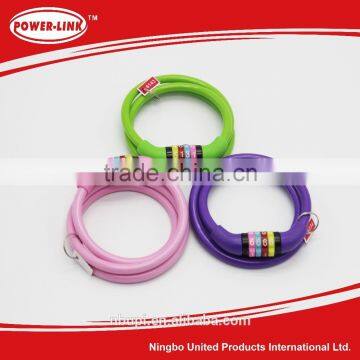 2016 Hot Sales 4-digital Hit Password Steel Cable Bike Bicycle Lock photo-4