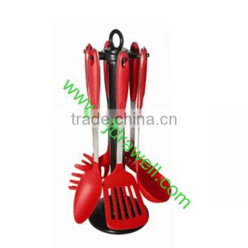 NY-1009 6 Pcs TPR Handle Nylon design kitchen set