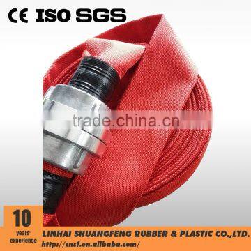 Red Color Fire Hose C/w With Aluminum Martial Couplings STORZ COUPLINGS photo-3
