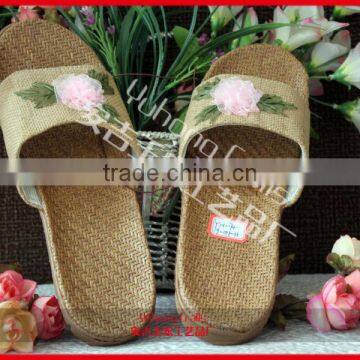 House daily use indoor ladies bamboo slippers