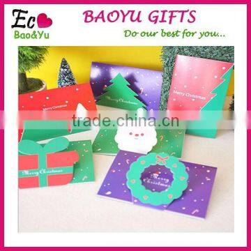 Folded Mini Greeting Cards Creative Christmas Greeting Cards Handmade Greeting Card Designs