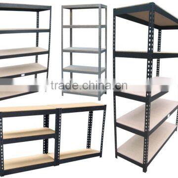 Painting Black Steel Storage Rack 5 Adjustable Shelves photo-4