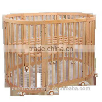 Round 8 in 1 Factory Childhood to Adulthood Popular Baby Crib photo-2
