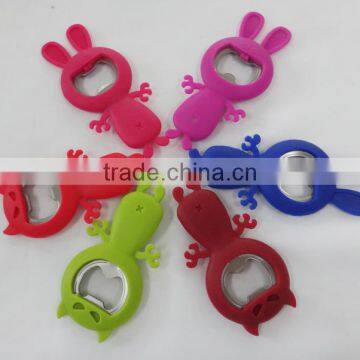 Shark Shaped Cute Silicone With Stainless Steel Bottle Opener photo-6