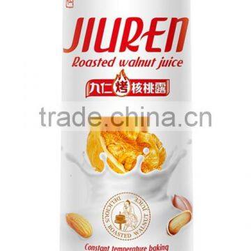 Jiuren Roasted Walnut Juice 240ml Canned Soft Halal Drink