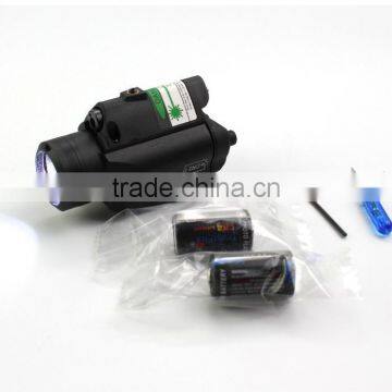 Compact Glock Pistol and Full Size Handgun Fittable Subzero Work Aluminium Tactical 220 Lumens LED Light With Green Laser Sight photo-2