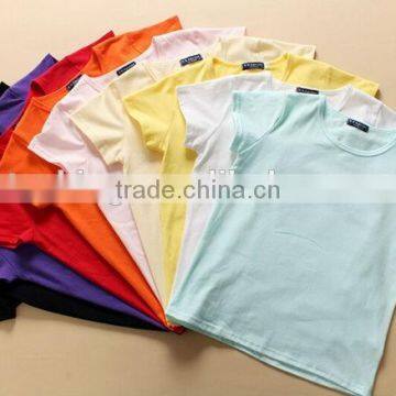 Hot sale chirldren clothing organic blank kids t-shirts