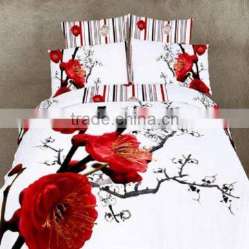Competitive Price Digital Printed Chinese Cheap Bedspreads,choice Hotels Satin Bedding photo-5
