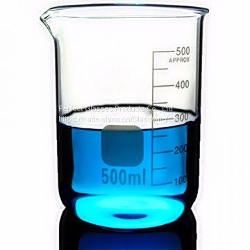 Graduated glass beaker Lab glassware customized lab glass test beaker for laboratory