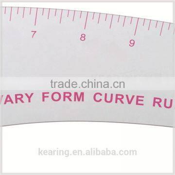 Kearing Flexible Plastic Metric Garment Curve Ruler Vary Form Curves 12cm ( Sandwich Line ) # 6112 photo-4