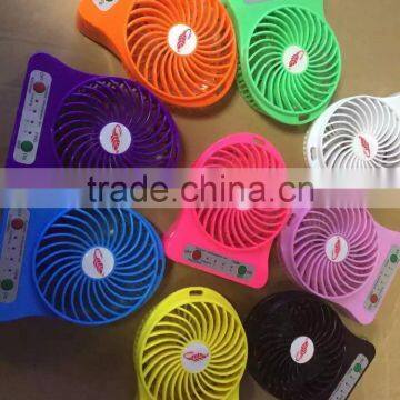 BHNUSBF07163 high performance DC 5V portable mini fan ,rechargeable usb fan 5v dc mini cooling fan WITH LED LIGHT