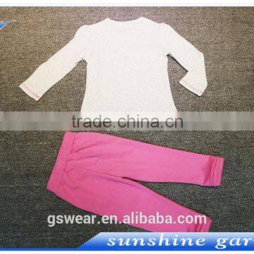 Chirldren Girls Clothing Sets Spring And Autumn Pants+Shirts Set photo-2