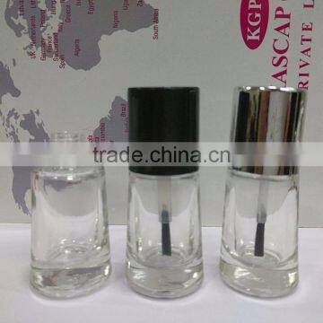 10 ml Nail Polish Bottles, Round Shape High Quality Glass Nail Polish Bottles With Cap and Brush India photo-3