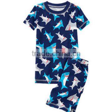 wholesale old fashion and funny cotton casual animal sleepwear and home wear or OEM kids pajamas set