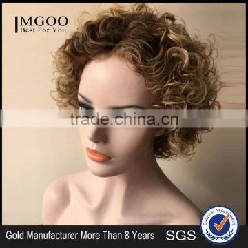 2016 Hot Sale Top Quality Human Hair Full Lace Wig Women Small Wig Explosion Head Cap,Curly Wig Caps