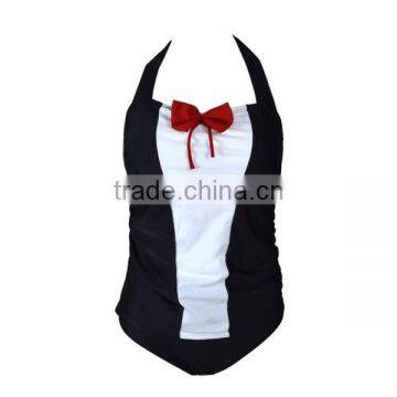 Japan Style One Piece Swimsuit With Lovely Bow photo-2