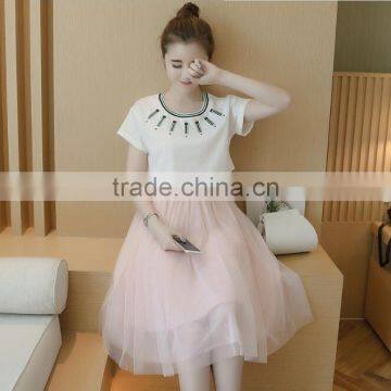 Zm30621a 2016 New Arrivals Women Dresses Fashion Maternity Clothing photo-3