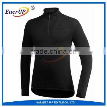 Men long sleeve Merino wool base layer