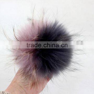 Myfur Cheap Real Fur Pom Genuine Fur Ball Cute Raccoon Fur Pom Poms photo-3