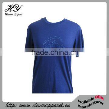 OEM 52002 thin merino wool women sporty top t-shirt