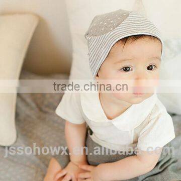 Star Printed Fancy Baby Hat, Soft Touch 100% Cotton Baby Hat, Star Baby Hat photo-6