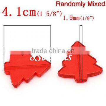Wholesale Mixed Christmas Tree Charm Acrylic Beads photo-3