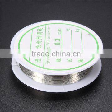 Newest Jewelry Findings 0.3mm Silver Gold Plated Copper Wire Craft Beads Jewelry Making DIY Essential Jewelry Cord photo-2