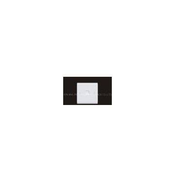 White OEM TEL Branded Electric Wall Switches with Custom Brand Name