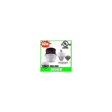 DLC led canopy lighting fixture cone 40W