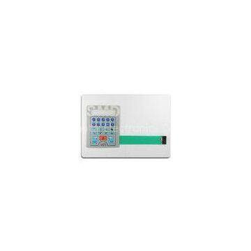 Custom White Aluminum Nameplate Membrane Switch Panel 0.35mm , 100M / 250V DC