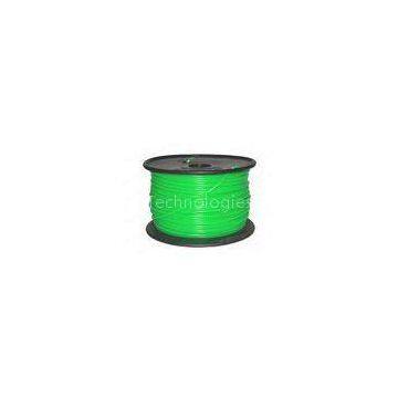 Green 1.75mm HIPS Plastic Filament 3D Printing For Ultimaker / Mendel 3D Printer