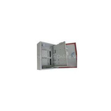 Wall and pole mountable 32Port FTTH CATV outdoor distribution box for 1*32 PLC Splitter